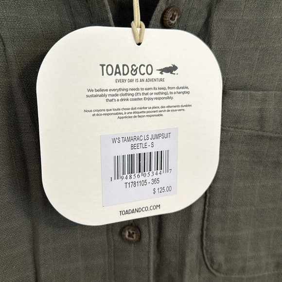 Toad & Co Jumpsuit - Picture 3 of 5